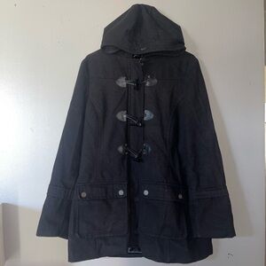 XOXO Outwear Collection: Women’s Black Coat (Previously Owned)